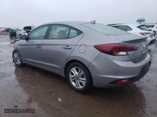 2020 Hyundai Elantra Value Edition with VIN KMHD84LF6LU105071, listed as a Copart auction lot 82125983 with 51,190 mi miles and Salvage Title. Bid and sale history available at carsss.com. Image 2.