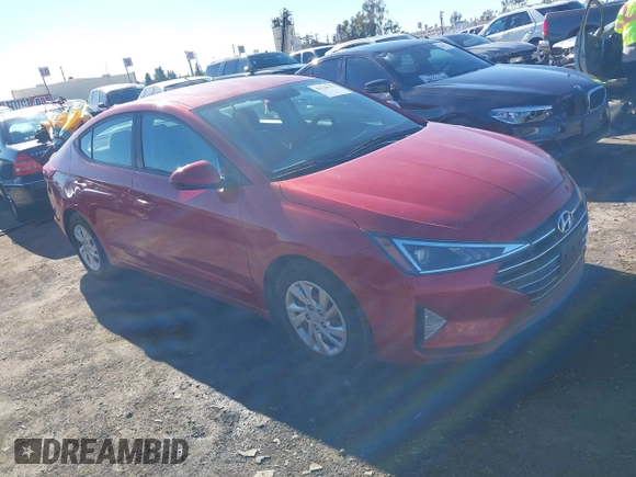 2019 Hyundai Elantra SE with VIN 5NPD74LF6KH452450, listed as a IAAI auction lot 41128392 with 122,882 mi miles and . Bid and sale history available at DreamBid. Image 1.