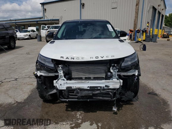 2025 Land Rover Range Rover Velar Dynamic SE with VIN SALYL2EX3SA393252, listed as a Copart auction lot 60701875 with 3,403 mi miles and Salvage title. Bid and sale history available at DreamBid. Image 5.