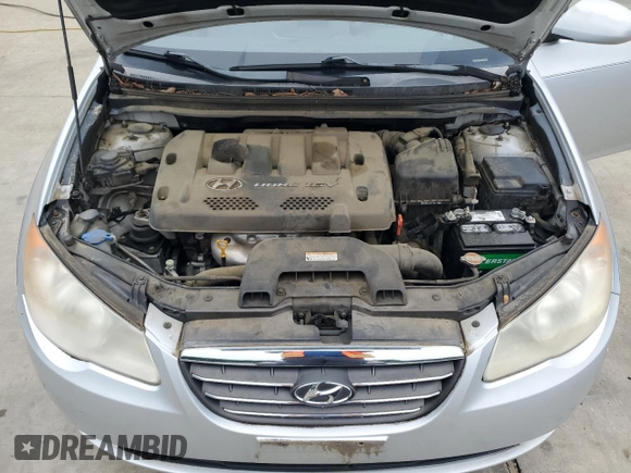 2007 Hyundai Elantra GLS z VIN KMHDU46D77U229572, wystawiony jako Copart lot #56008515 z przebiegiem 75 374 mil mil oraz Szkoda całkowita • Salvage title. Historia ofert i sprzedaży dostępna na DreamBid. Obrazek 11.