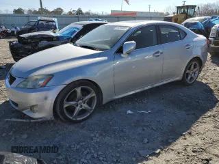 2007 Lexus IS 250 with VIN JTHBK262372045115, listed as a Copart auction lot 46284455 with 166,463 mi miles and Clean Title. Bid and sale history available at carsss.com. Image 1.