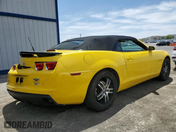 2011 Chevrolet Camaro 1LT with VIN 2G1FB3DD8B9209085, listed as a Copart auction lot 56243525 with 167,238 mi miles and Salvage title. Bid and sale history available at DreamBid. Image 3.