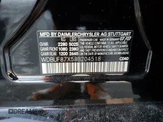 2008 Mercedes-Benz E 350 Luxury z VIN WDBUF87X58B204518, wystawiony jako Copart lot #87704065 z przebiegiem 38 939 mil mil oraz Nie do naprawy • Non repairable. Historia ofert i sprzedaży dostępna na DreamBid. Obrazek 12.