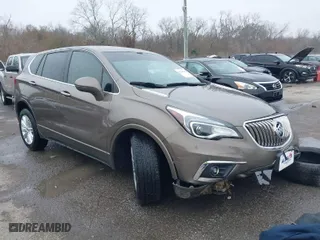 2017 Buick Envision Preferred with VIN LRBFXASA7HD046705, listed as a IAAI auction lot 41424166 with 102,066 mi miles. Bid and sale history available at carsss.com. Image 1.
