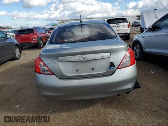 2012 Nissan Versa SV with VIN 3N1CN7AP9CL808344, listed as a Copart auction lot 71943844 with 133,288 mi miles and Salvage Title. Bid and sale history available at carsss.com. Image 6.