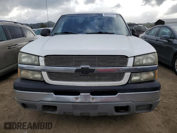 2004 Chevrolet Silverado 1500 LS with VIN 2GCEC19V041101826, listed as a Copart auction lot 50563575 with 215,161 mi miles and Salvage Title. Bid and sale history available at carsss.com. Image 5.