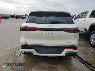 2023 Infiniti QX60 Luxe z VIN 5N1DL1FR4PC353091, wystawiony jako Copart lot #82034444 z przebiegiem Nie podano mil oraz Szkoda całkowita • Salvage title. Historia ofert i sprzedaży dostępna na DreamBid. Obrazek 6.