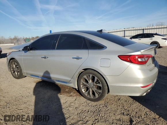 2015 Hyundai Sonata Sport with VIN 5NPE34AB5FH182682, listed as a Copart auction lot 42936195 with 93,037 mi miles and Salvage Title. Bid and sale history available at carsss.com. Image 2.