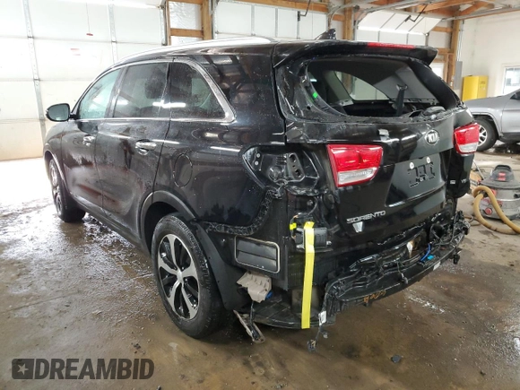 2018 Kia Sorento EX with VIN 5XYPHDA56JG384886, listed as a Copart auction lot 44422595 with 94,906 mi miles and Salvage Title. Bid and sale history available at carsss.com. Image 2.