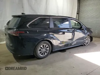 2024 Toyota Sienna LE z VIN 5TDKRKEC8RS190346, wystawiony jako Copart lot #54243385 z przebiegiem 18 942 mil mil oraz Szkoda całkowita • Salvage title. Historia ofert i sprzedaży dostępna na DreamBid. Obrazek 3.