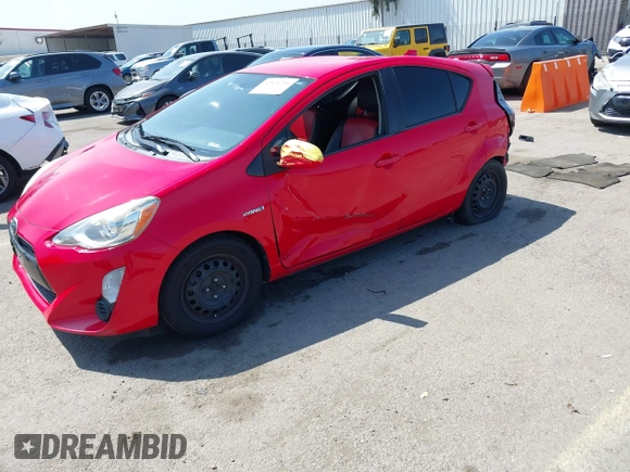 2015 Toyota Prius One with VIN JTDKDTB3XF1586554, listed as a IAAI auction lot 41871704 with 215,609 mi miles and . Bid and sale history available at carsss.com. Image 18.