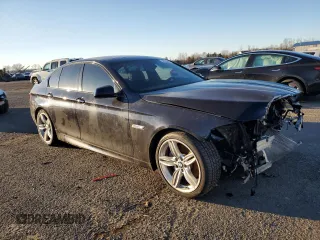 2013 BMW 5 Series 550i with VIN WBAFR9C5XDD226635, listed as a Copart auction lot 43768455 with 72,317 mi miles and Salvage Title. Bid and sale history available at DreamBid. Image 4.