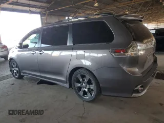 2017 Toyota Sienna SE with VIN 5TDXZ3DC7HS785250, listed as a Copart auction lot 57009695 with 79,691 mi miles and Salvage title. Bid and sale history available at DreamBid. Image 2.