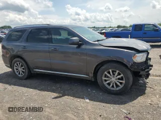 2017 Dodge Durango SXT with VIN 1C4RDHAG9HC860026, listed as a Copart auction lot 59656105 with 130,452 mi miles and Salvage title. Bid and sale history available at DreamBid. Image 4.