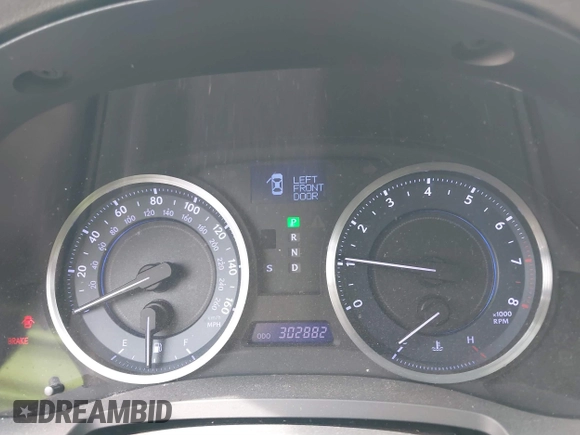 2013 Lexus IS 250 with VIN JTHBF5C21D5187029, listed as a IAAI auction lot 41691136 with 302,882 mi miles and . Bid and sale history available at DreamBid. Image 7.