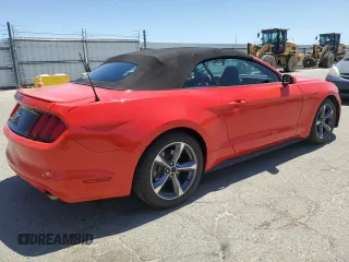 2015 Ford Mustang V6 with VIN 1FATP8EM9F5382940, listed as a Copart auction lot 56762445 with 47,155 mi miles and Salvage title. Bid and sale history available at DreamBid. Image 3.