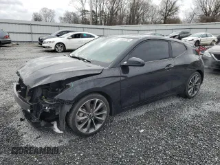 2019 Hyundai Veloster 2.0 with VIN KMHTG6AF3KU001522, listed as a Copart auction lot 45362755 with 72,963 mi miles and Salvage Title. Bid and sale history available at carsss.com. Image 1.