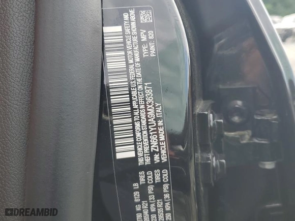 2021 Maserati Levante S with VIN ZN661YUA9MX363871, listed as a Copart auction lot 57640714 with 0 mi miles and Salvage Title. Bid and sale history available at carsss.com. Image 16.