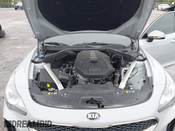 2021 Kia Stinger GT-Line with VIN KNAE15LA6M6091313, listed as a IAAI auction lot 41409011 with 34,356 mi miles. Bid and sale history available at carsss.com. Image 10.