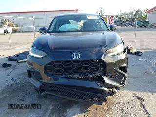 2024 Honda HR-V LX with VIN 3CZRZ1H39RM756514, listed as a IAAI auction lot 41530795 with 10,013 mi miles. Bid and sale history available at carsss.com. Image 6.