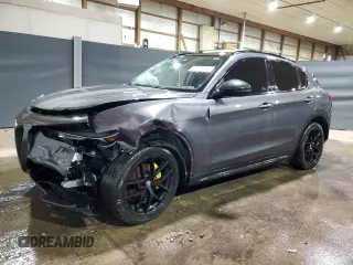 2019 Alfa Romeo Stelvio Ti Sport z VIN ZASPAKBN7K7C49851, wystawiony jako Copart lot #85775304 z przebiegiem 43 663 mil mil oraz Czysty tytuł • Clean title. Historia ofert i sprzedaży dostępna na DreamBid. Obrazek 1.