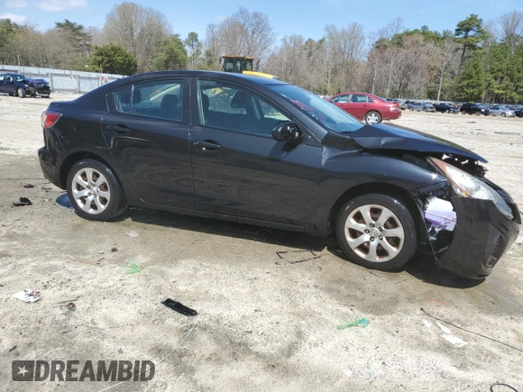 2011 Mazda 3 i Sport with VIN JM1BL1UF3B1411376, listed as a Copart auction lot 50990765 with 150,267 mi miles and Salvage Title. Bid and sale history available at DreamBid. Image 4.