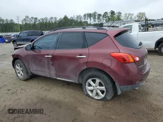 2009 Nissan Murano S with VIN JN8AZ18U39W004632, listed as a Copart auction lot 50890315 with 185,907 mi miles and Salvage Title. Bid and sale history available at carsss.com. Image 2.