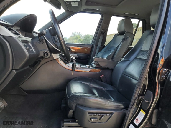 2008 Land Rover Range Rover Sport HSE with VIN SALSK25438A169549, listed as a Copart auction lot 46466045 with 158,424 mi miles and Salvage Title. Bid and sale history available at carsss.com. Image 7.