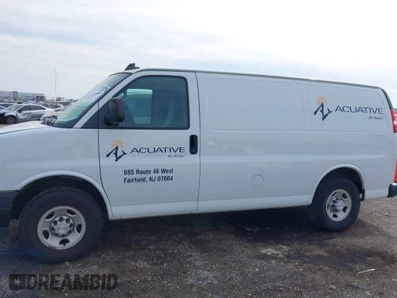 2019 Chevrolet Express Cargo with VIN 1GCWGAFP5K1204368, listed as a IAAI auction lot 41532048 with 121,630 mi miles and . Bid and sale history available at DreamBid. Image 14.