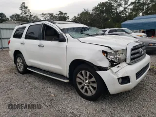 2013 Toyota Sequoia Limited with VIN 5TDKY5G10DS050025, listed as a Copart auction lot 75077594 with 183,716 mi miles and Salvage Title. Bid and sale history available at carsss.com. Image 4.