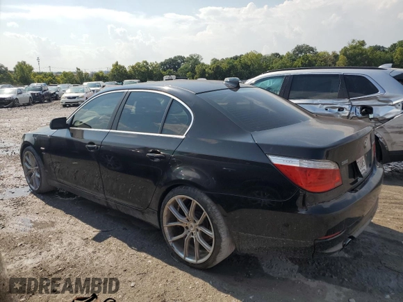 2010 BMW 5 Series 535i xDrive with VIN WBANV9C58AC138689, listed as a Copart auction lot 44629715 with 184,578 mi miles and Clean Title. Bid and sale history available at carsss.com. Image 2.