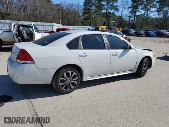 2013 Chevrolet Impala Police z VIN 2G1WD5E39D1124592, wystawiony jako Copart lot #44036955 z przebiegiem Nie podano mil oraz Szkoda całkowita • Salvage title. Historia ofert i sprzedaży dostępna na DreamBid. Obrazek 3.