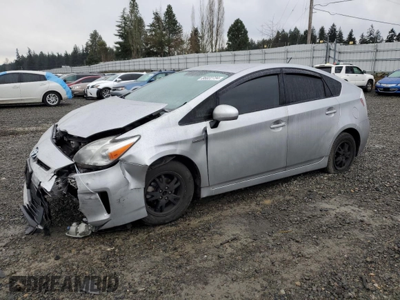 2015 Toyota Prius Four with VIN JTDKN3DU8F1915481, listed as a Copart auction lot 86022734 with 576,706 mi miles and Salvage Title. Bid and sale history available at carsss.com. Image 1.