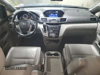 2013 Honda Odyssey EX-L with VIN 5FNRL5H64DB080141, listed as a Copart auction lot 49553235 with 128,358 mi miles and Salvage Title. Bid and sale history available at carsss.com. Image 8.
