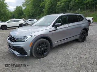 2022 Volkswagen Tiguan SE R-Line Black with VIN 3VV8B7AXXNM146851, listed as a Copart auction lot 58930905 with 24,675 mi miles and Salvage title. Bid and sale history available at DreamBid. Image 1.