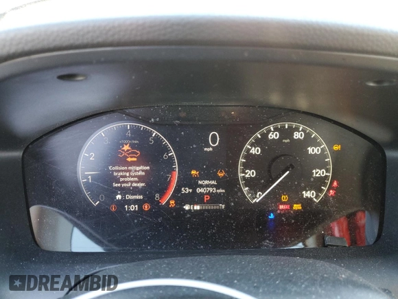 2024 Honda HR-V LX with VIN 3CZRZ2H38RM733425, listed as a Copart auction lot 45889935 with 40,793 mi miles and Salvage title. Bid and sale history available at DreamBid. Image 9.