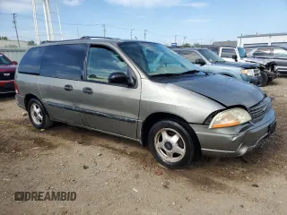 2003 Ford Windstar LX with VIN 2FMZA51413BB77562, listed as a Copart auction lot 56861095 with 170,562 mi miles and Salvage title. Bid and sale history available at DreamBid. Image 4.