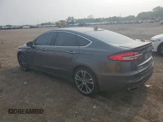 2019 Ford Fusion Titanium with VIN 3FA6P0K94KR254417, listed as a Copart auction lot 59150565 with 88,967 mi miles and Salvage title. Bid and sale history available at DreamBid. Image 2.