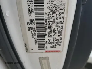 2002 Lexus SC 430 z VIN JTHFN48Y020031831, wystawiony jako Copart lot #60928345 z przebiegiem 97 935 mil mil oraz Szkoda całkowita • Salvage title. Historia ofert i sprzedaży dostępna na DreamBid. Obrazek 12.