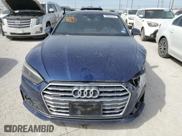 2018 Audi A5 Sportback Prestige with VIN WAUFNCF50JA126917, listed as a Copart auction lot 49003414 with 133,405 mi miles. Bid and sale history available at carsss.com. Image 5.