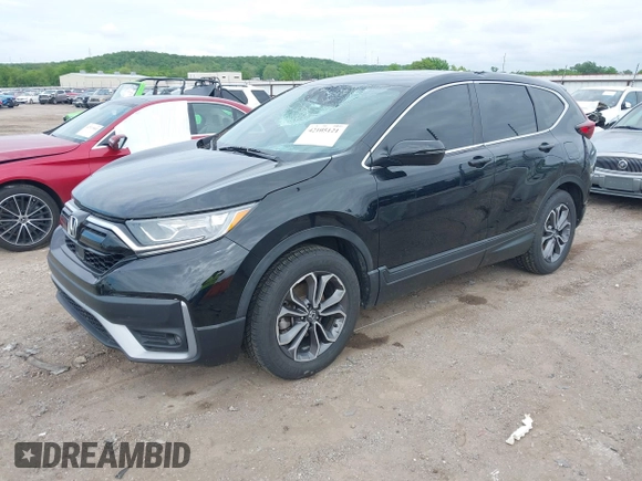 2021 Honda CR-V EX-L with VIN 2HKRW1H84MH424182, listed as a IAAI auction lot 42105121 with 56,672 mi miles and . Bid and sale history available at DreamBid. Image 17.