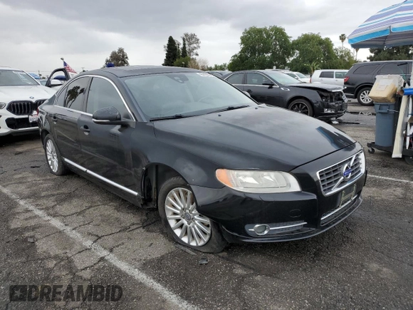 2012 Volvo S80 3.2L with VIN YV1940AS0C1163218, listed as a Copart auction lot 48898955 with 135,895 mi miles and Salvage Title. Bid and sale history available at carsss.com. Image 4.