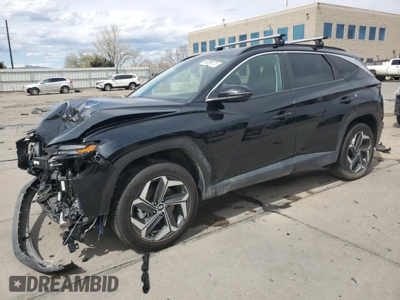 2022 Hyundai Tucson SEL with VIN 5NMJCCAE4NH089487, listed as a Copart auction lot 50099575 with 33,166 mi miles and Salvage Title. Bid and sale history available at DreamBid. Image 1.