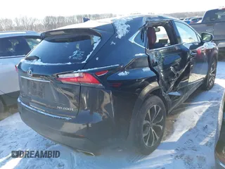 2015 Lexus NX 200t with VIN JTJBARBZ5F2017389, listed as a IAAI auction lot 41317357 with 183,399 mi miles. Bid and sale history available at carsss.com. Image 4.
