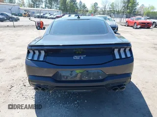 2024 Ford Mustang GT with VIN 1FA6P8CF7R5416671, listed as a IAAI auction lot 41961232 with 8,805 mi miles. Bid and sale history available at carsss.com. Image 16.