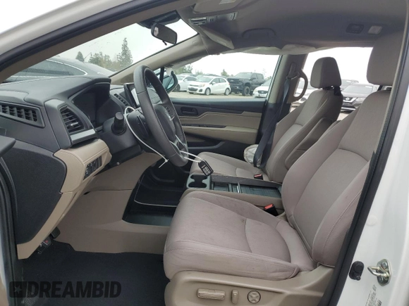 2020 Honda Odyssey EX with VIN 5FNRL6H57LB038073, listed as a Copart auction lot 54979525 with 38,114 mi miles and Salvage title. Bid and sale history available at DreamBid. Image 7.