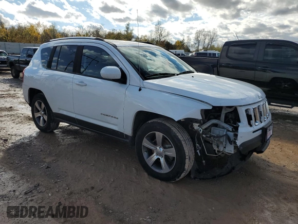 2016 Jeep Compass High Altitude with VIN 1C4NJDEB3GD797691, listed as a Copart auction lot 80340604 with 95,404 mi miles and Salvage title. Bid and sale history available at DreamBid. Image 4.