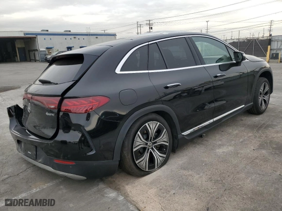 2023 Mercedes-Benz EQE with VIN 4JGGM1CBXPA011481, listed as a Copart auction lot 45539845 with 5,810 mi miles and Salvage Title. Bid and sale history available at carsss.com. Image 3.
