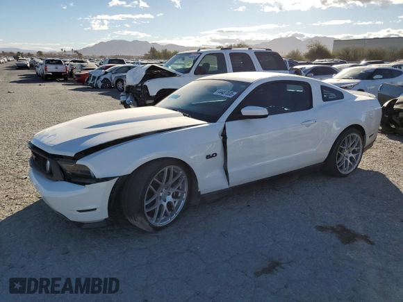 2012 Ford Mustang GT Premium with VIN 1ZVBP8CF1C5266585, listed as a Copart auction lot 44407035 with 71,651 mi miles and Salvage Title. Bid and sale history available at DreamBid. Image 1.