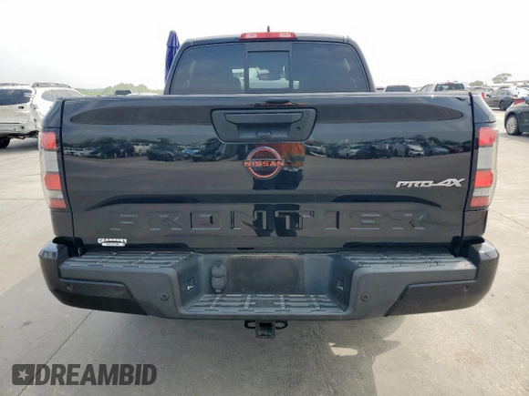 2022 Nissan Frontier SV with VIN 1N6ED1EK6NN622667, listed as a Copart auction lot 51599315 with 58,704 mi miles and Salvage title. Bid and sale history available at DreamBid. Image 6.